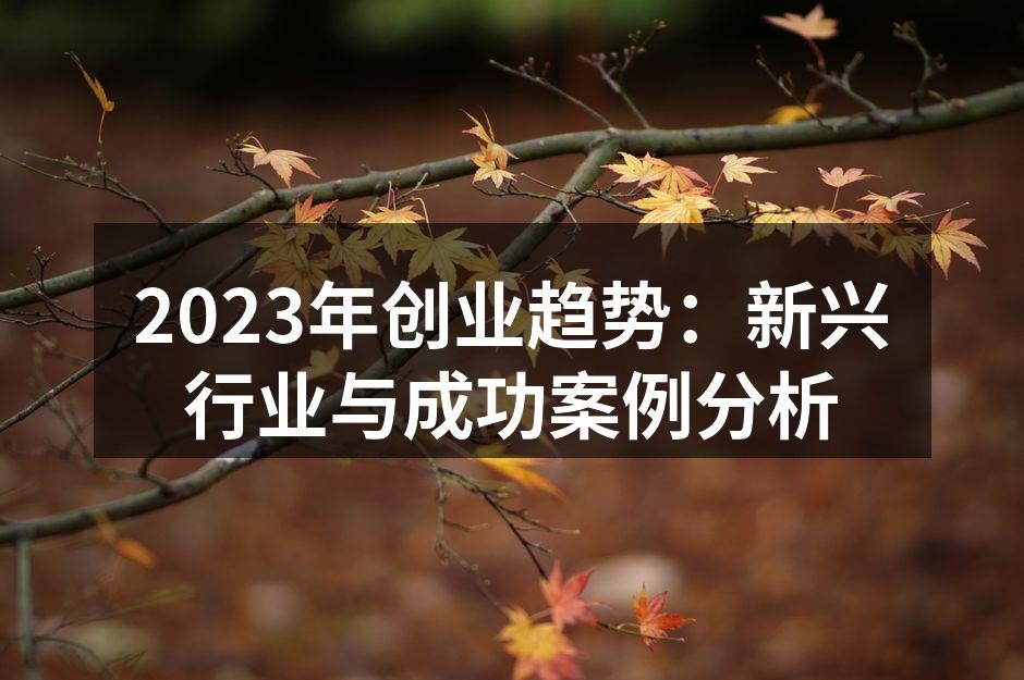 创业者的成功之路